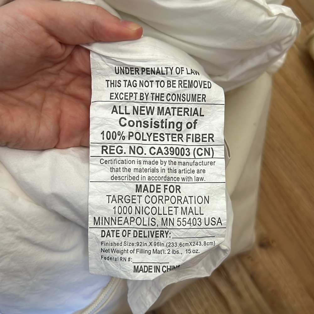 Casaluna Down Alternative Duvet Insert - Queen Size - Picture 3 of 6